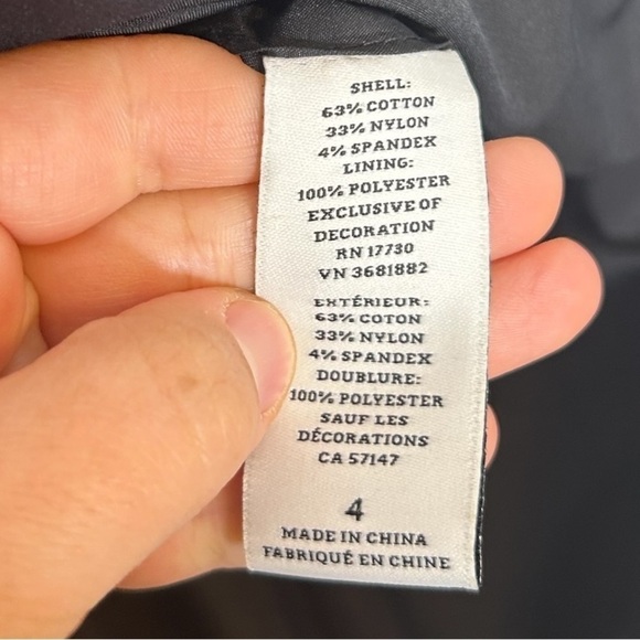 Altuzarra for Target Black Gold Crane Embroidered Tuxedo Style Sheath Dress Sz 4 - Picture 12 of 12